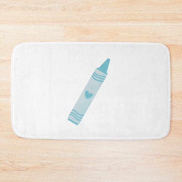 Item preview, Cute Light Blue Crayon designed and sold by winterpumpkin.