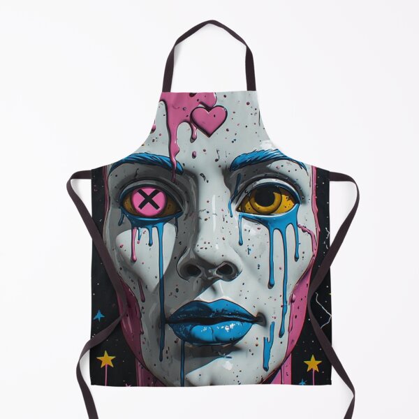 Item preview, Street Art Dripping Paint King | Neo Pop Graffiti Portrait designed and sold by Resolution Retro.