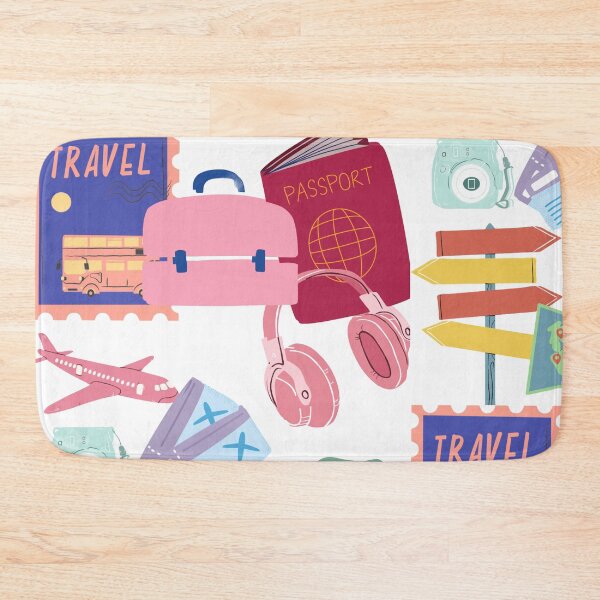 Item preview, Travel and Adventure Aesthetic Vacation Illustration designed and sold by altanduranstudio.