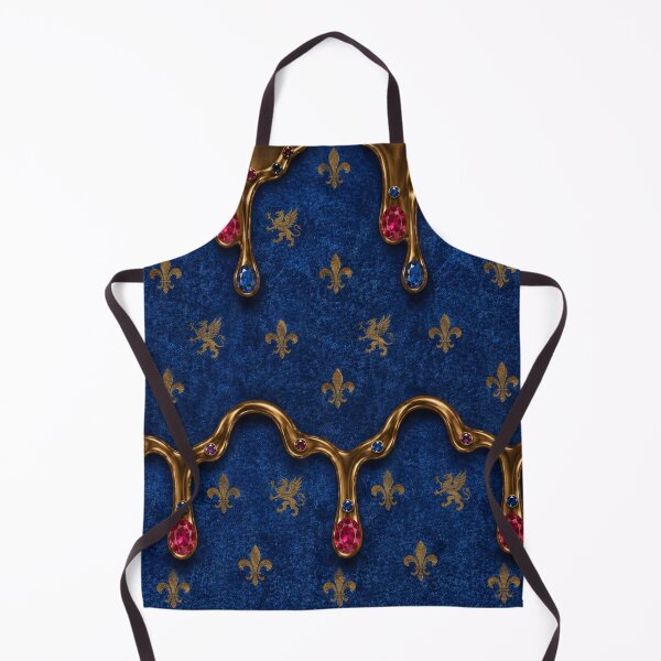 Item preview, Royal Sapphire & Gold Baroque Seamless Pattern designed and sold by sadedream.