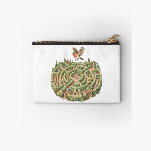 Item preview, Secret Garden Robin Hedge Maze Art designed and sold by Fenay Designs.