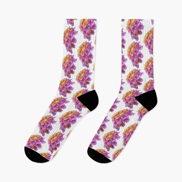 Item preview, Colorful Lantana Flower Cluster Isolated on White designed and sold by BalkanBloom.