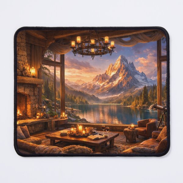 Item preview, Mountain view in the evening light designed and sold by Sigtrix.