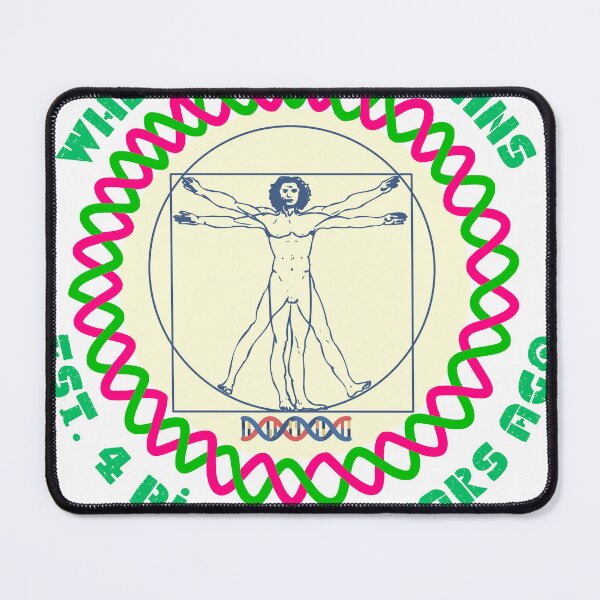 Item preview, Where It All Begins: Vitruvian Man & DNA Evolution designed and sold by ArcheVectors.