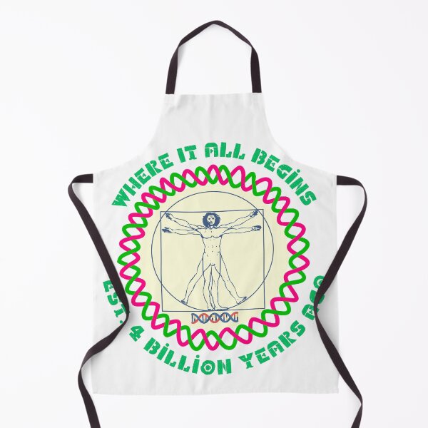 Item preview, Where It All Begins: Vitruvian Man & DNA Evolution designed and sold by ArcheVectors.