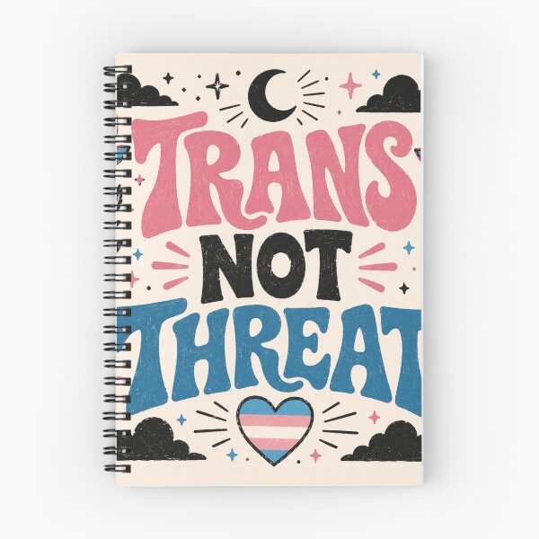 Item preview, Trans Not Threat designed and sold by StudioSnehaSomani4.