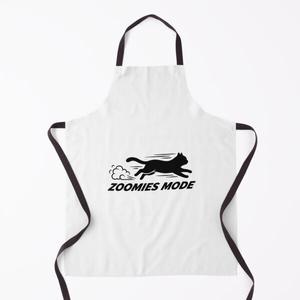 Item preview, Zoomies Mode Fast Running Black Cat designed and sold by GiggleInkTees.