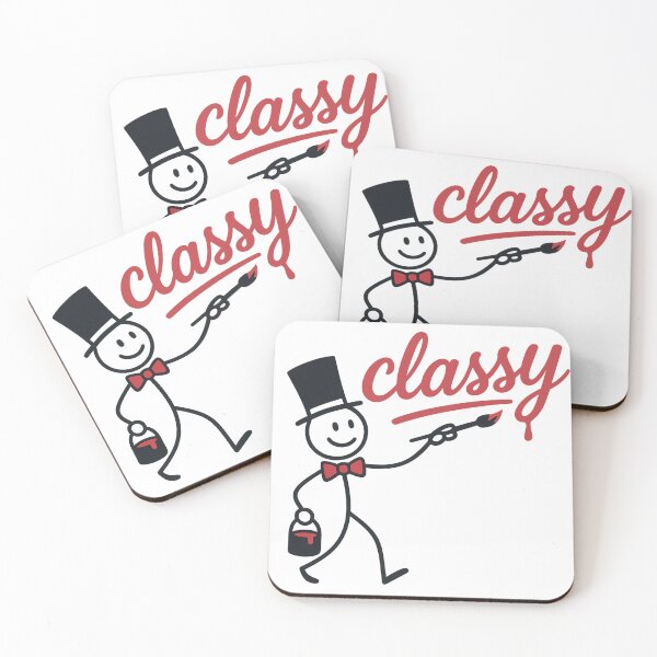 Item preview, STAY CLASSY - minimaliSTICK  designed and sold by CleverCulture.