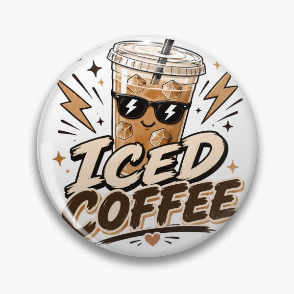 Item preview, Fueled By Iced Coffee Funny Coffee Lover Quote designed and sold by Sitred123.