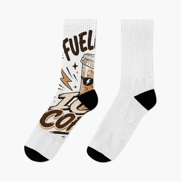 Item preview, Fueled By Iced Coffee Funny Coffee Lover Quote designed and sold by Sitred123.