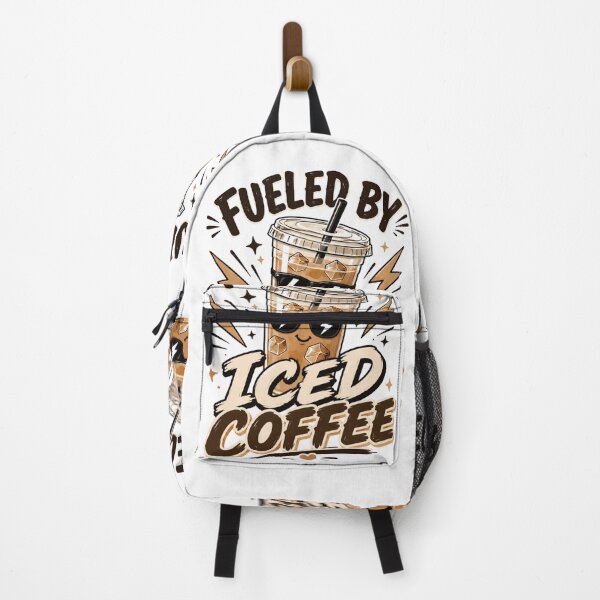 Item preview, Fueled By Iced Coffee Funny Coffee Lover Quote designed and sold by Sitred123.
