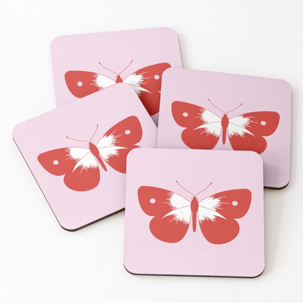 Item preview, A swarm of butterflies (red edition) designed and sold by Juliette Lancien.