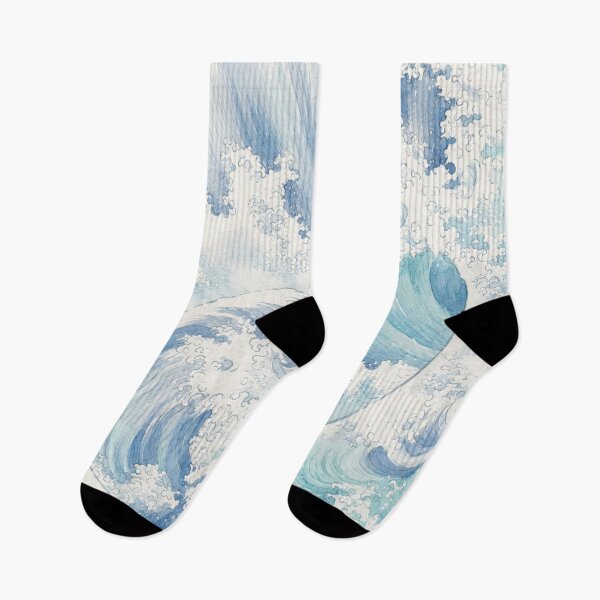 Item preview, Japanese Ocean Wave Blue Coastal designed and sold by trajeado14.