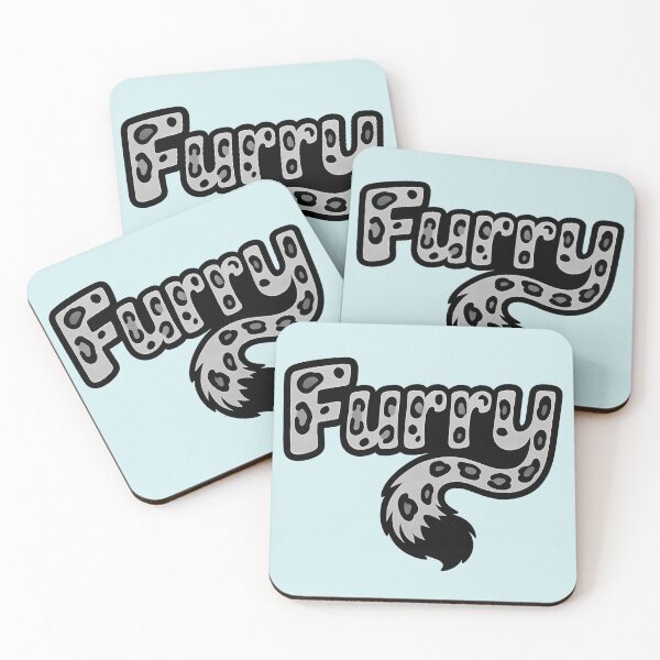 Item preview, Furry Snow Leopard Tail Sign designed and sold by BlueBullBazaar.