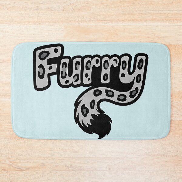 Item preview, Furry Snow Leopard Tail Sign designed and sold by BlueBullBazaar.