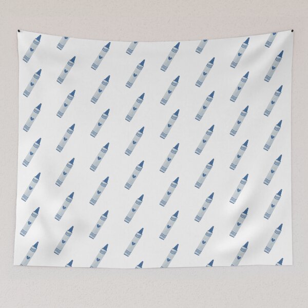 Item preview, Cute Dark Blue Crayon designed and sold by winterpumpkin.