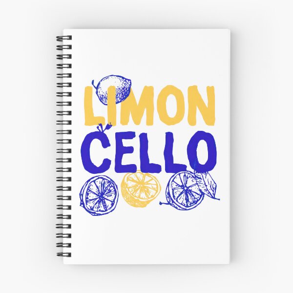 Item preview, Limoncello Lemon Vibes – Linda ilustración de cítricos azules y amarillos designed and sold by EVESTUDIOART.