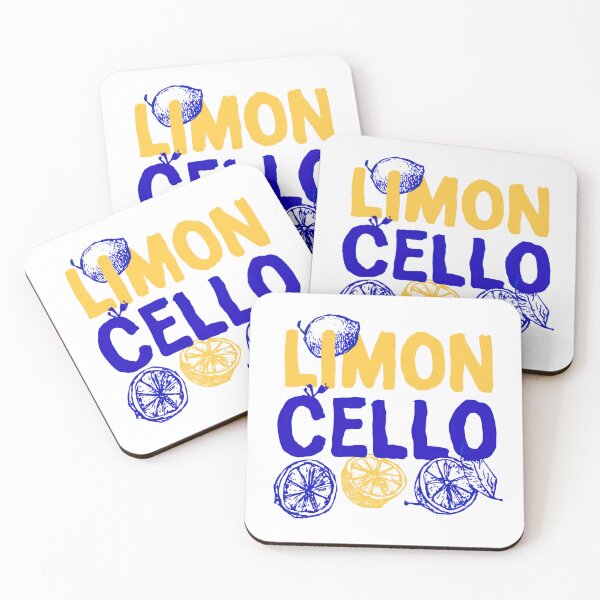 Item preview, Limoncello Lemon Vibes – Cute Blue & Yellow Citrus Illustration designed and sold by EVESTUDIOART.