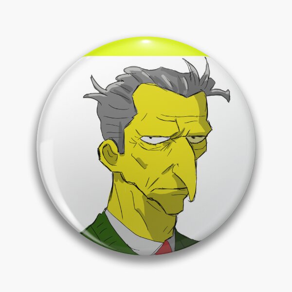 Item preview, Gritty Mr Burns Illustration – Classic Cartoon Villain Fan Art designed and sold by MADBULL7.