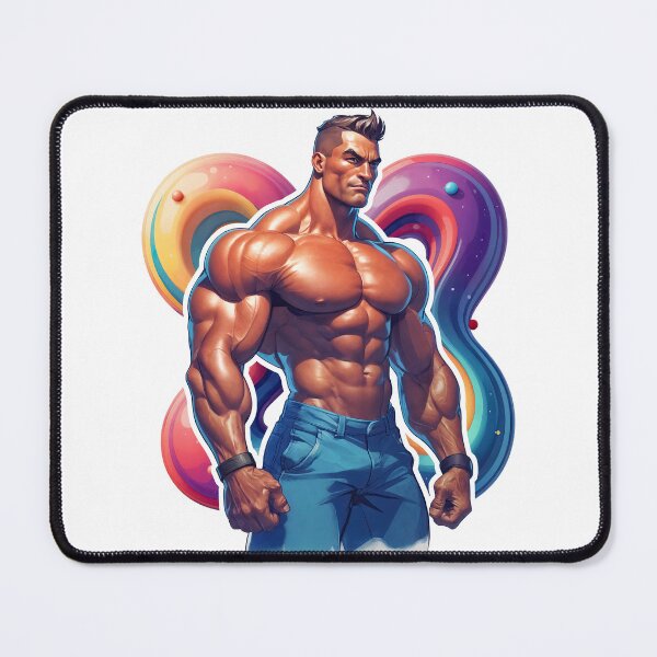 Item preview, Sticker - Decal - Surreal Power: Neon Physique #170 designed and sold by ForeverPrintsOK.