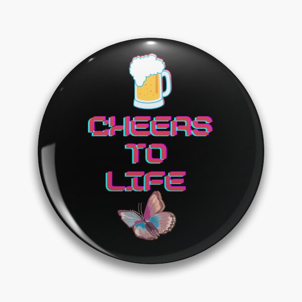 Item preview, Cheers To Life Retro Glitch Beer Graphic designed and sold by Ctrl+Z Enthusiast.