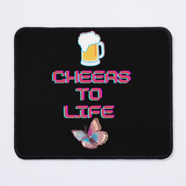 Item preview, Cheers To Life Retro Glitch Beer Graphic designed and sold by Ctrl+Z Enthusiast.