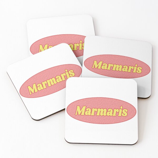 Item preview, Marmaris Retro Oval Badge Travel Design designed and sold by PixelParinda.