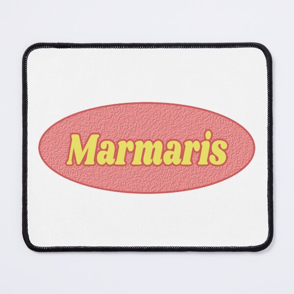 Item preview, Marmaris Retro Oval Badge Travel Design designed and sold by PixelParinda.