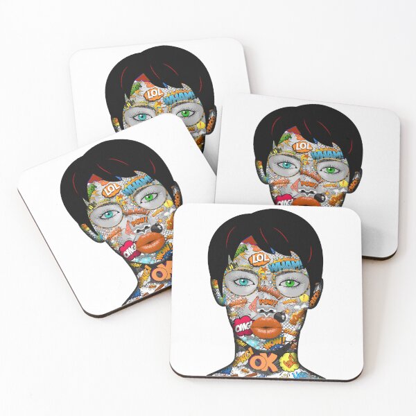 Item preview, Pop Art Red Intense Portrait designed and sold by The Best Designs.
