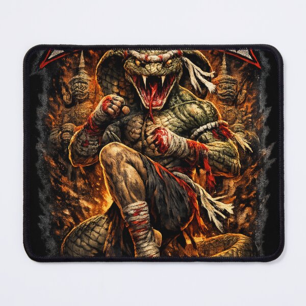 Item preview, Cobra Snake Muay Thai Fighter – The Art of Eight Limbs designed and sold by redsharkuk.