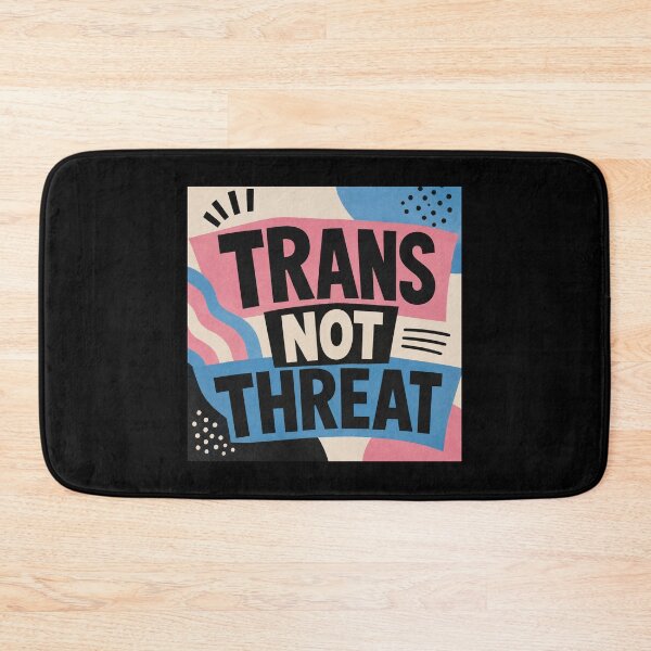 Item preview, Trans Not Threat designed and sold by StudioSnehaSomani4.