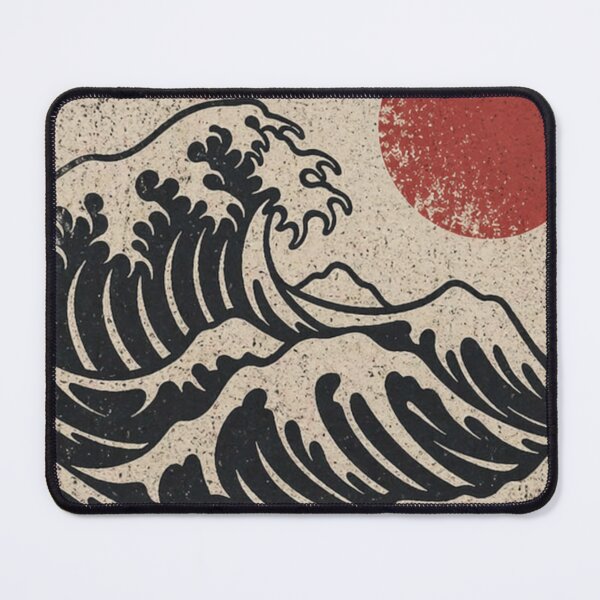 Item preview, Vintage Japanese Ocean Wave Red Sun Design designed and sold by NICHARTPRODUCTS.