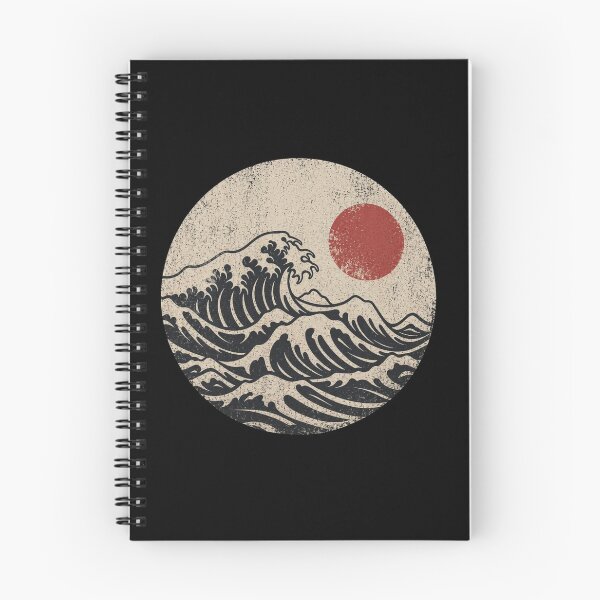 Item preview, Vintage Japanese Ocean Wave Red Sun Design designed and sold by NICHARTPRODUCTS.