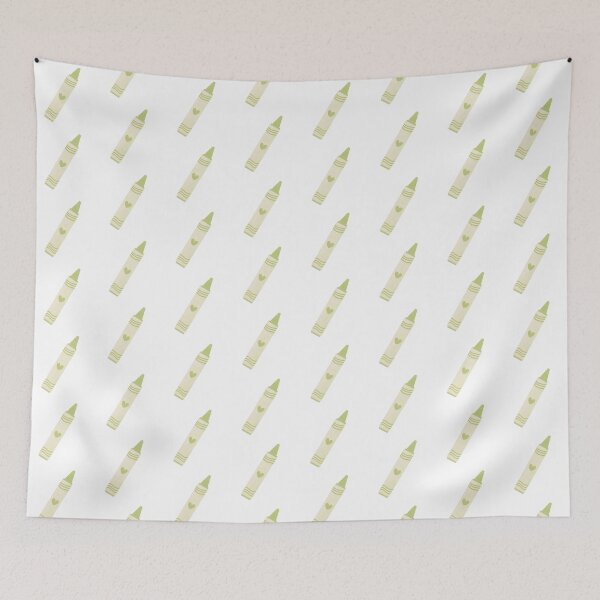 Item preview, Cute Light Green Crayon designed and sold by winterpumpkin.