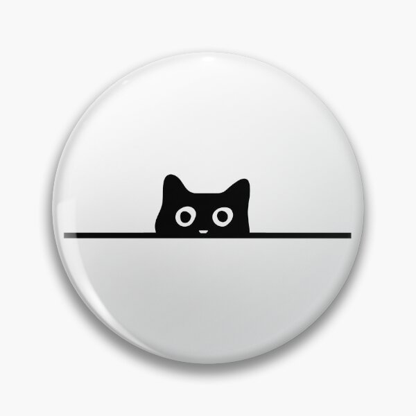 Item preview, Funny Black Cat Sneaky Peaking Cat Lover Gift designed and sold by Artycom.