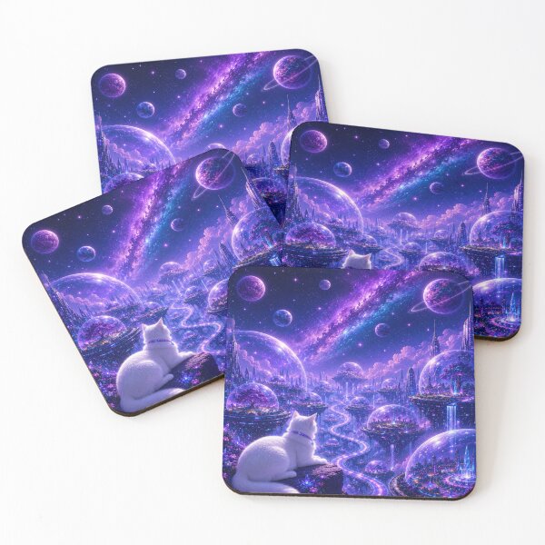 Item preview, Future Cat Dreamscape Bubble Dome Galaxy Kingdom designed and sold by Mindworx21.