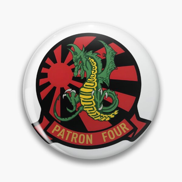 Item preview, Emblem of United States Navy Patrol Squadron Four (VP-4) "Skinny Dragons" designed and sold by CharlieDesings.