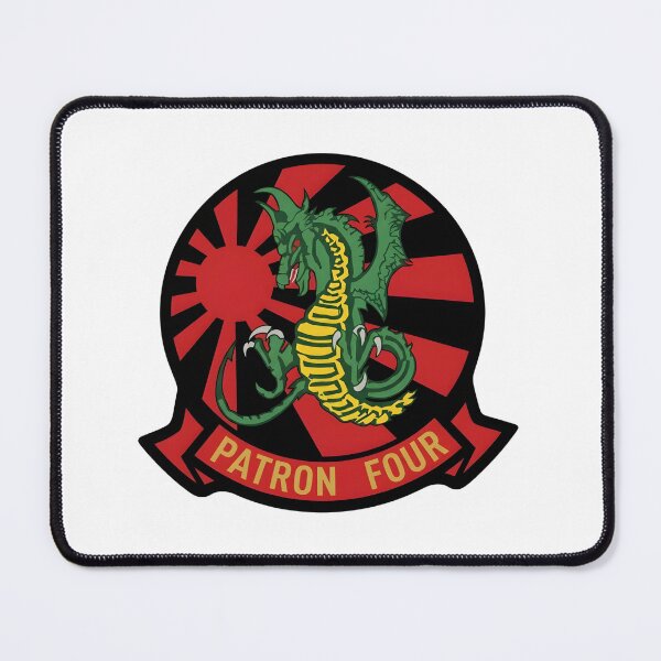 Item preview, Emblem of United States Navy Patrol Squadron Four (VP-4) "Skinny Dragons" designed and sold by CharlieDesings.