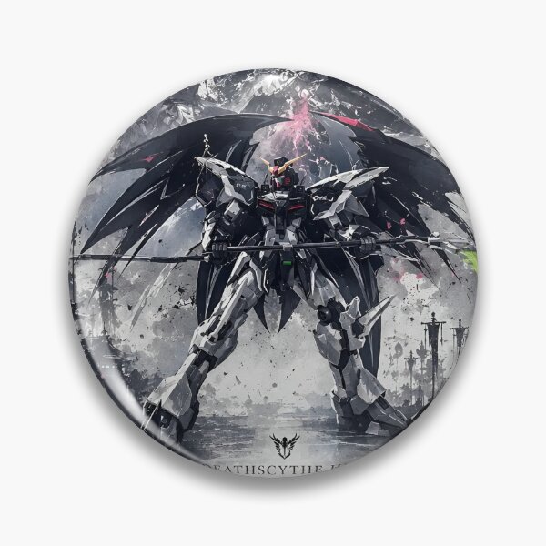 Item preview, Gundam Deathscythe Hell XXXG-01D2 Anime Mecha | Arte de Mobile Suit Alado Oscuro designed and sold by Dyan4.