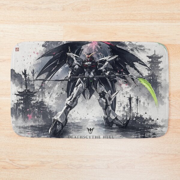 Item preview, Gundam Deathscythe Hell XXXG-01D2 Anime Mecha | Dark Winged Mobile Suit Art designed and sold by Dyan4.