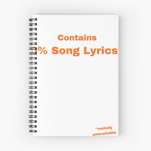 Item preview, Contains 0% Song Lyrics designed and sold by Pop, Culture and Stuff.