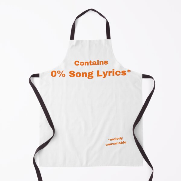 Item preview, Contains 0% Song Lyrics designed and sold by Pop, Culture and Stuff.