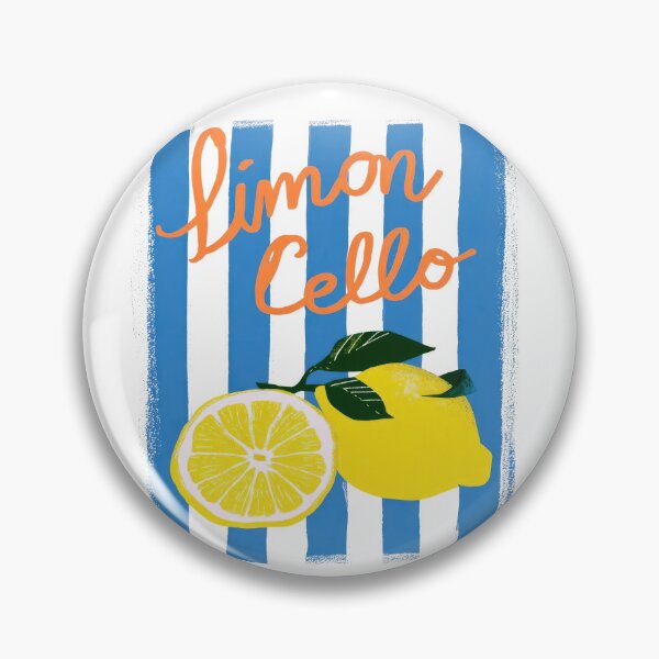 Item preview, Limoncello Lemon Vibes – Cute Blue & Yellow Citrus Illustration designed and sold by EVESTUDIOART.