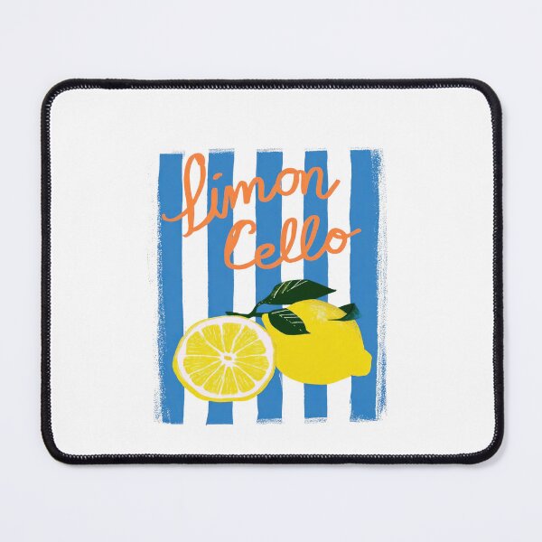 Item preview, Limoncello Lemon Vibes – Cute Blue & Yellow Citrus Illustration designed and sold by EVESTUDIOART.