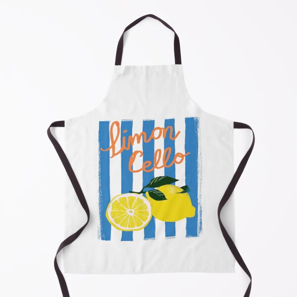 Item preview, Limoncello Lemon Vibes – Cute Blue & Yellow Citrus Illustration designed and sold by EVESTUDIOART.