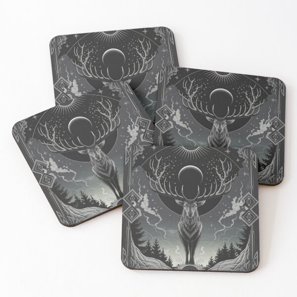 Item preview, Spirit Deer in Lunar Forest Ritual designed and sold by Vectraxos.