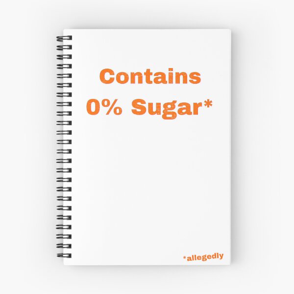 Item preview, Contains 0% Sugar designed and sold by Pop, Culture and Stuff.