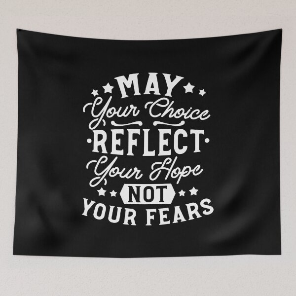 Item preview, Reflect Hope Not Fear – Motivational Choice Quote Design designed and sold by FlinArt.