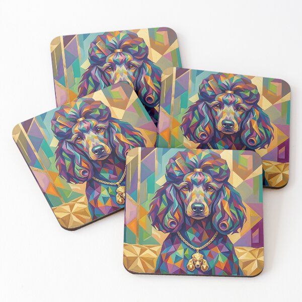 Item preview, Poodle Diva Dog Salon Pop Art Portrait designed and sold by Pfotenfaden.