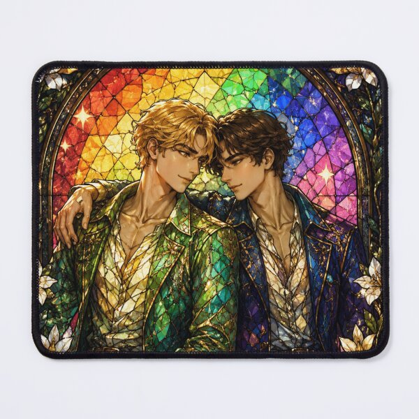 Item preview, Love Is Love: Elegant Stained Glass Pride Rainbow Art designed and sold by Soluna Studio.